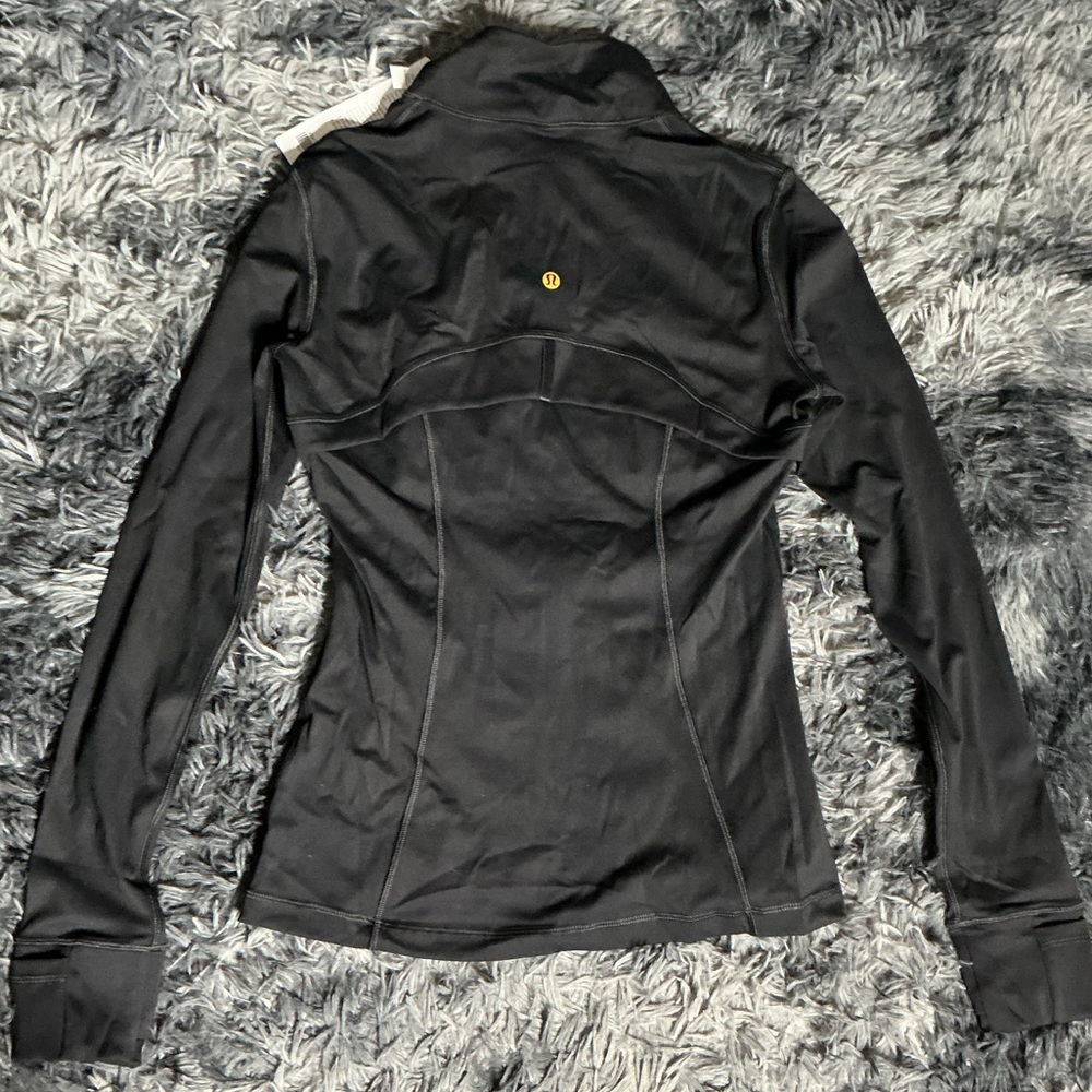 lululemon athletica Black Jacket with Gold Zippers - Picture 4 of 4